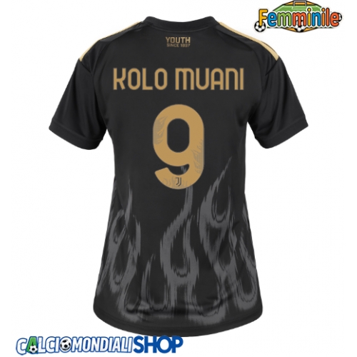 Maglie da calcio Juventus Randal Kolo Muani #9 Terza Maglia Femminile 2026-27 Manica Corta